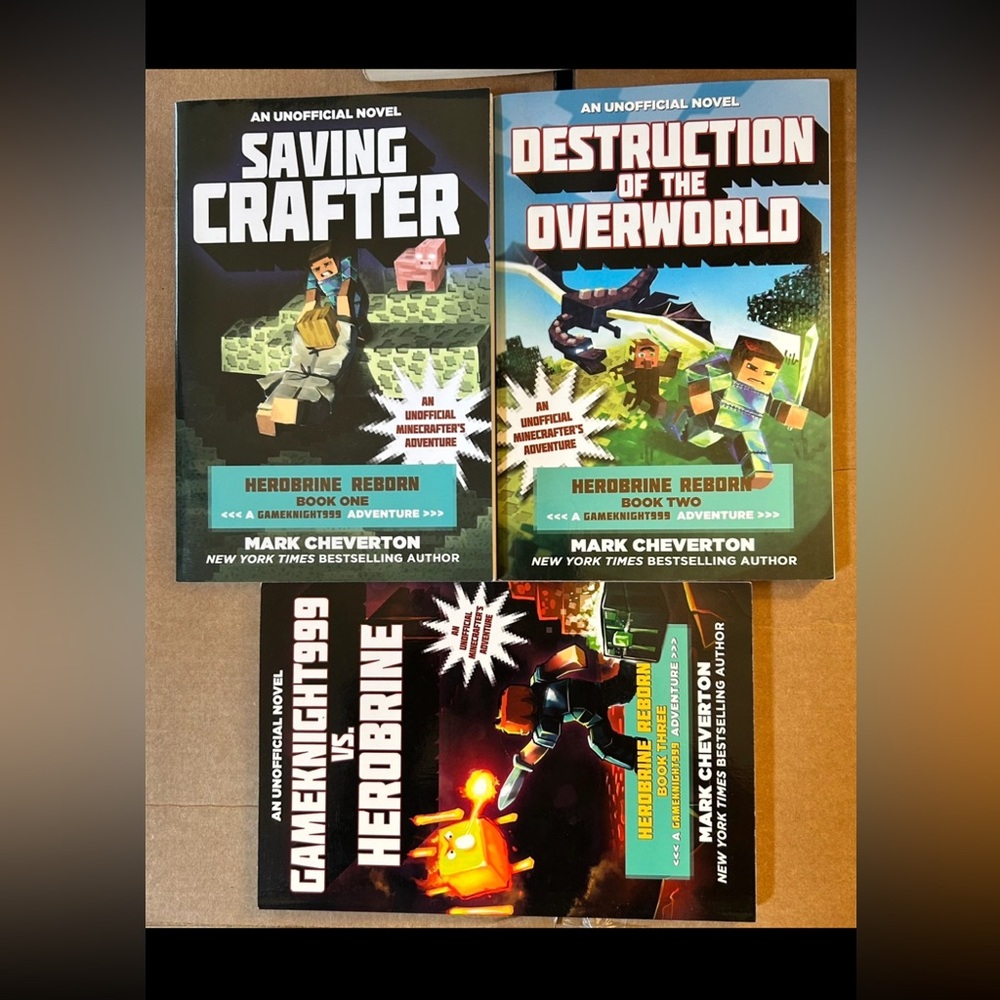 ✨✨Herobrine Reborn: Complete 3-Book Set - Minecraft Fanfiction✨✨